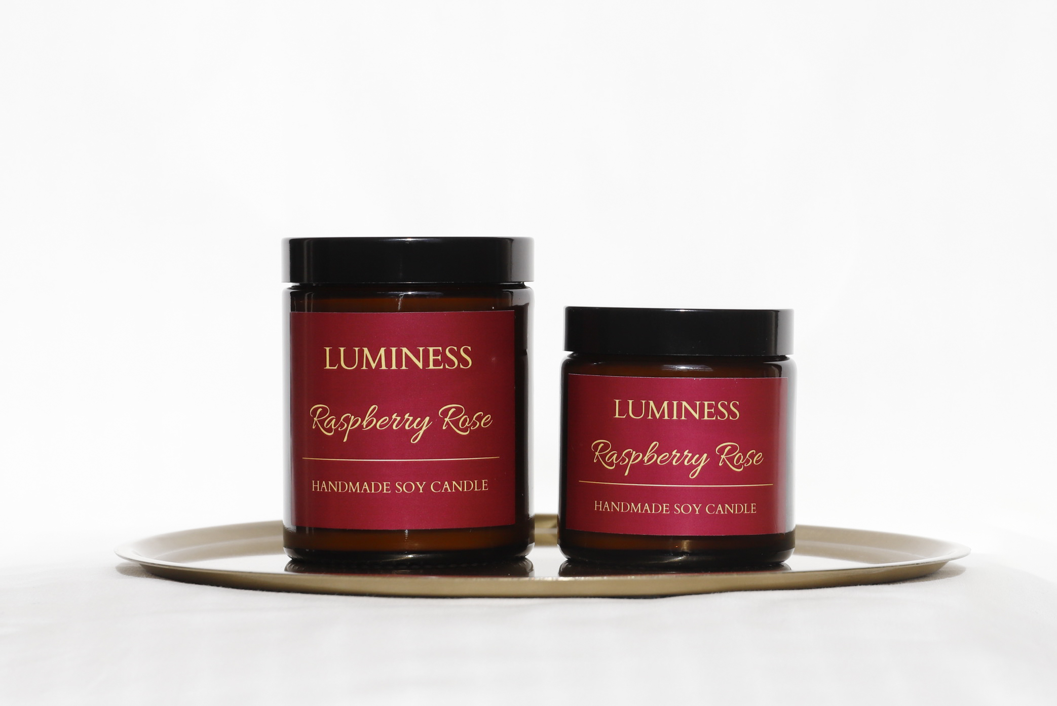 Świeca sojowa Raspberry Rose - obrazek 3