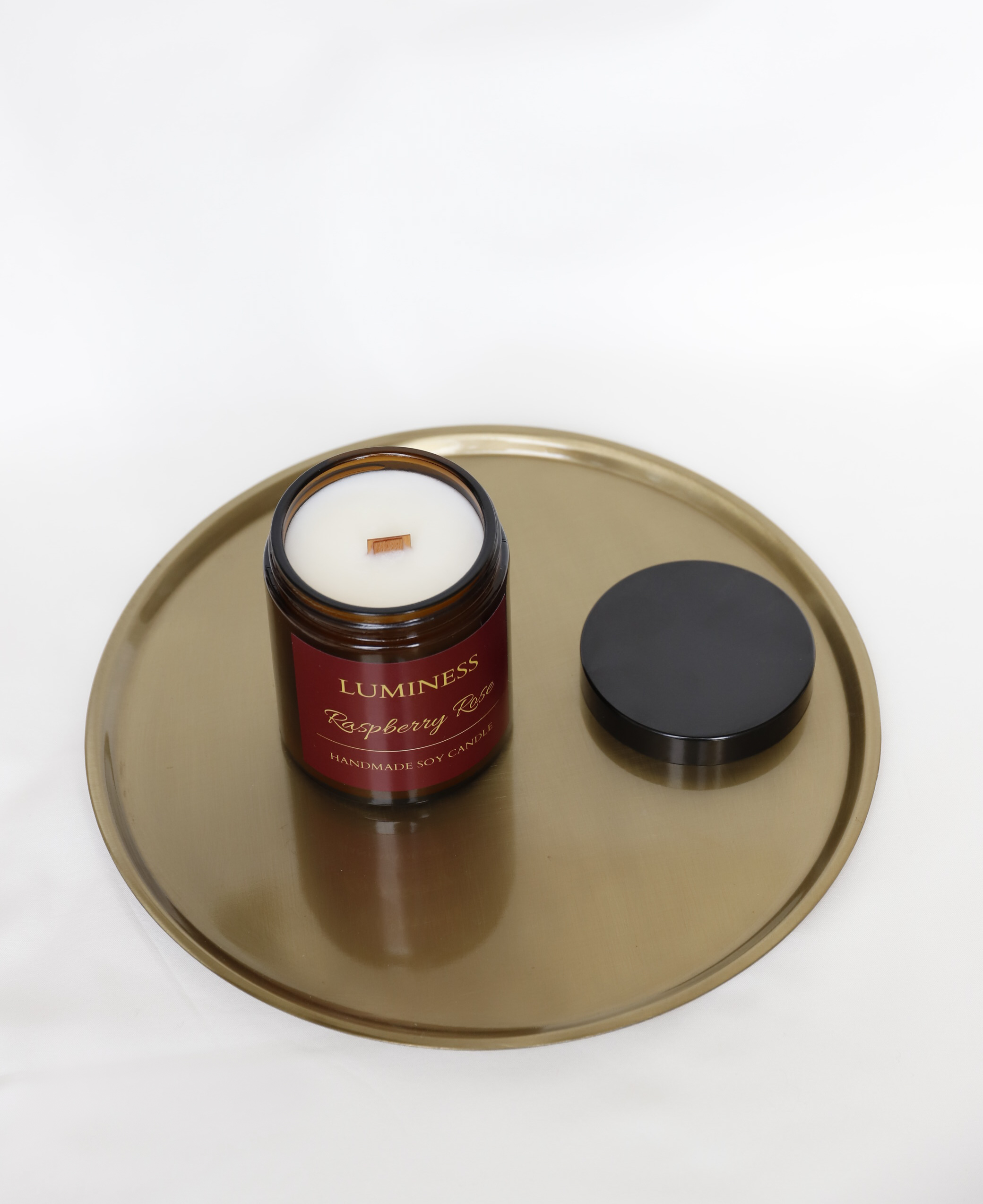 Świeca sojowa Raspberry Rose - obrazek 4