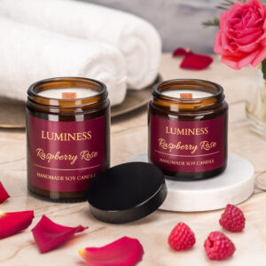 Świeca sojowa Raspberry Rose