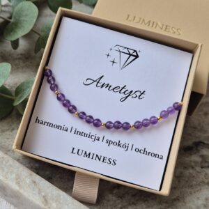 Bransoletka z AMETYSTEM