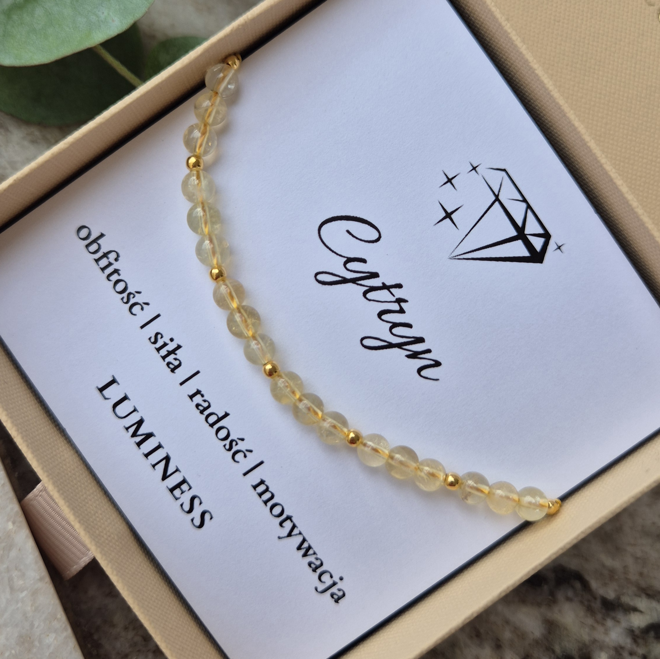 Bransoletka z CYTRYNEM - obrazek 2