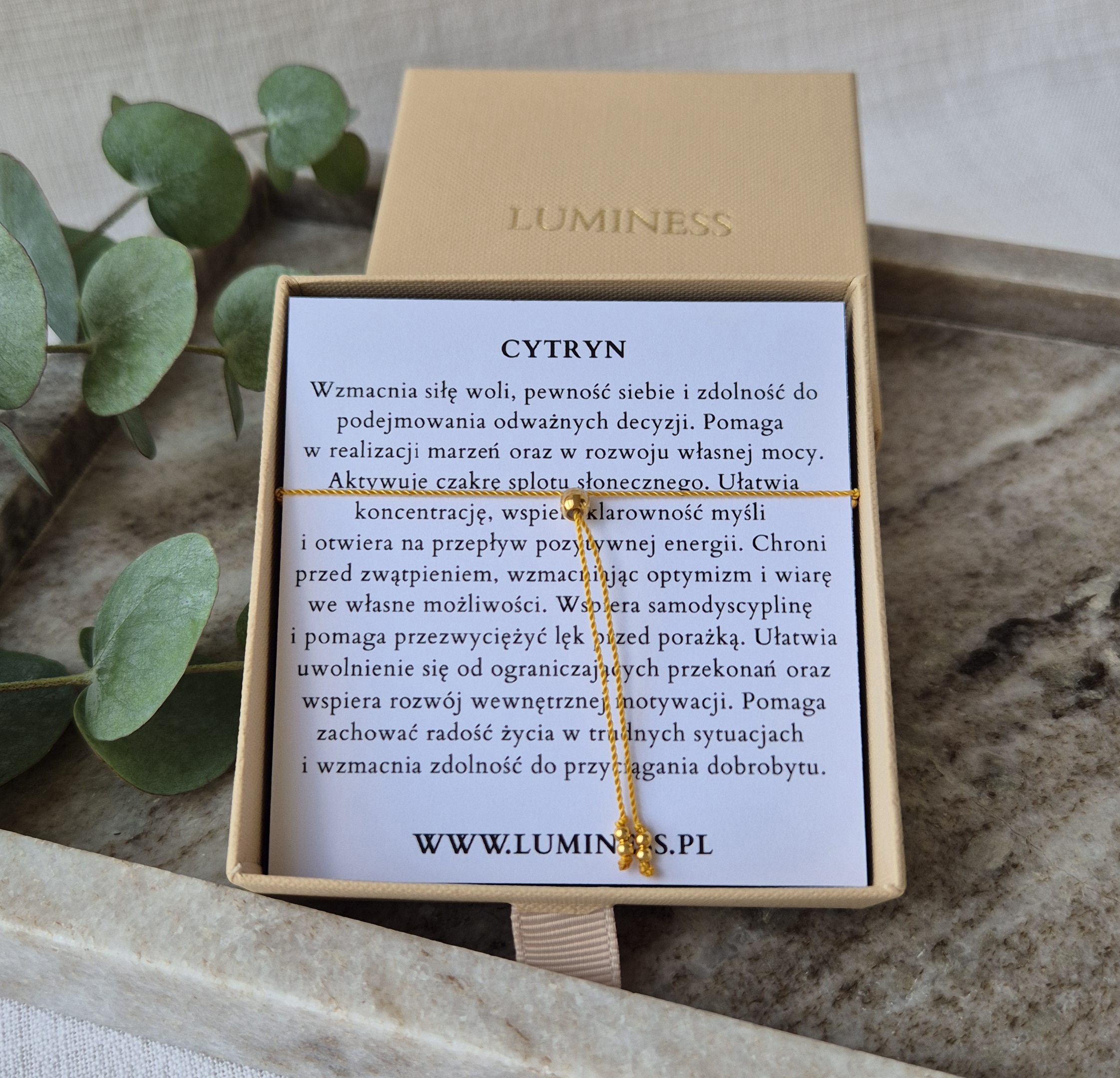 Bransoletka z CYTRYNEM - obrazek 3