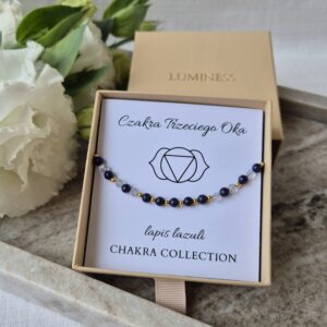 Bransoletka "czakra trzeciego oka" w ozdobnym pudełku