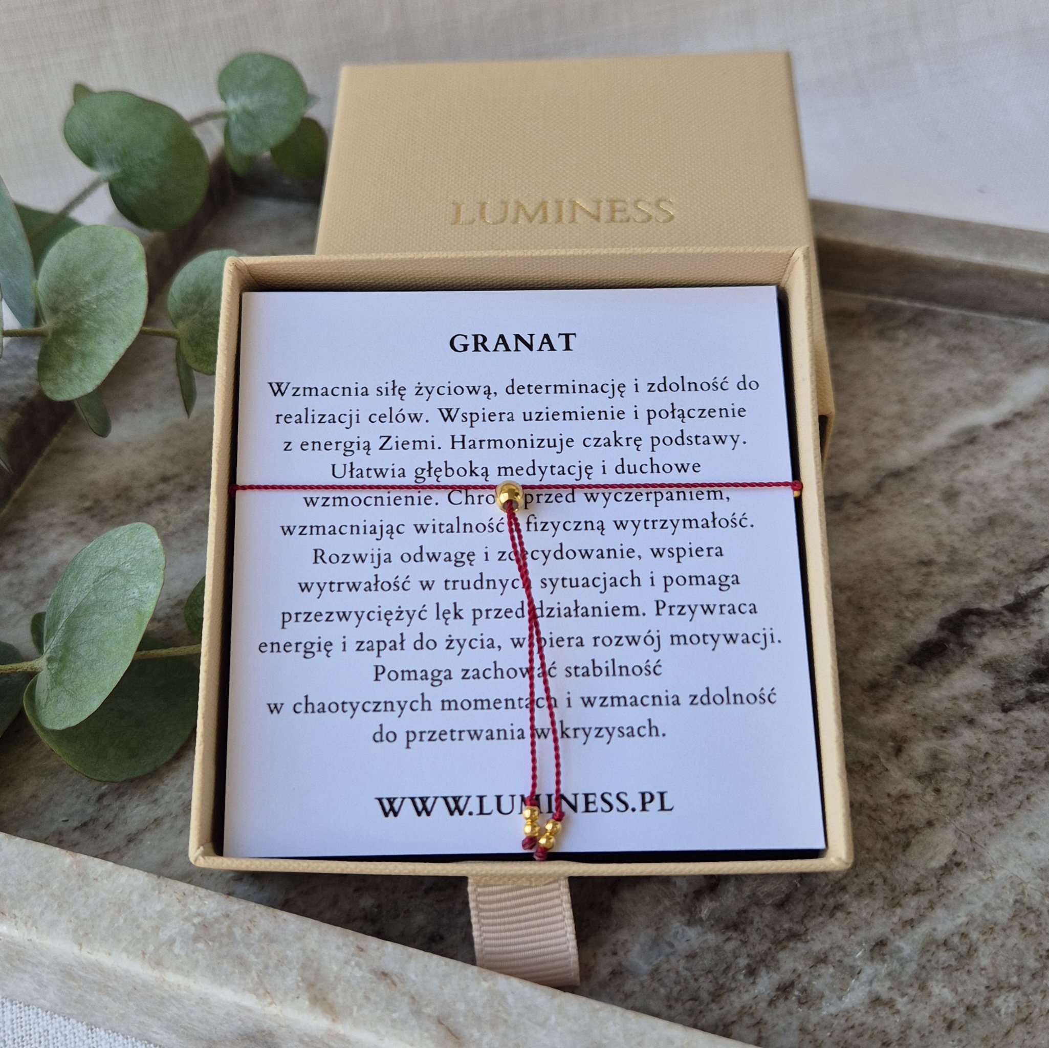 Bransoletka z GRANATEM - obrazek 3