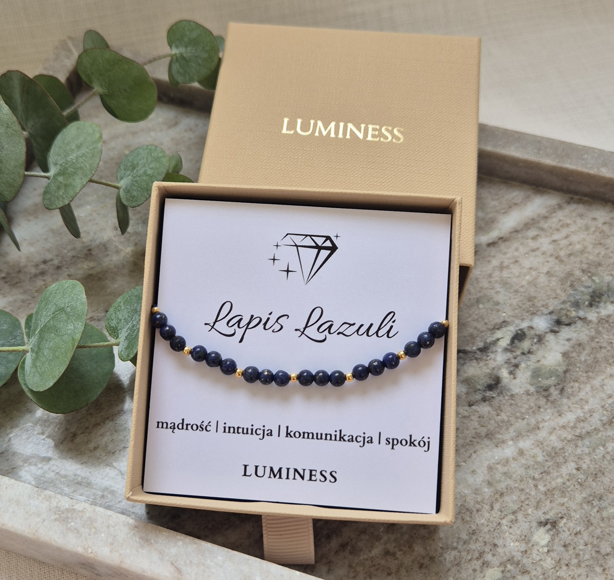 Bransoletka z LAPISEM LAZULI - obrazek 4