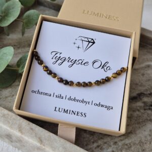 Bransoletka z TYGRYSIM OKIEM