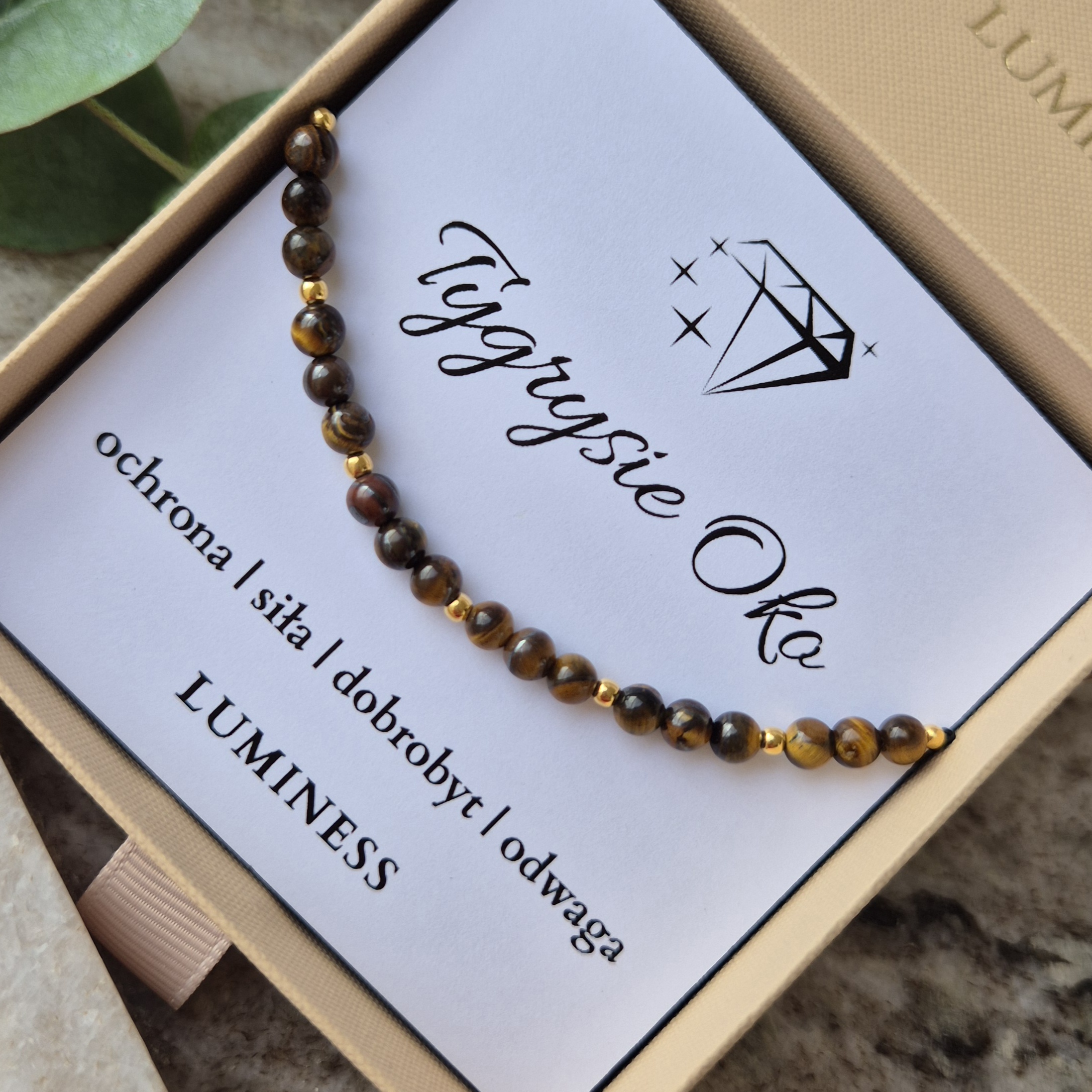 Bransoletka z TYGRYSIM OKIEM - obrazek 2