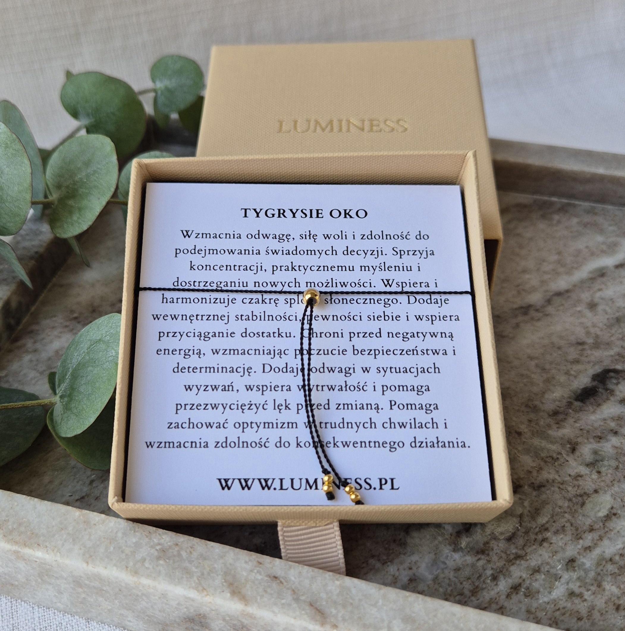 Bransoletka z TYGRYSIM OKIEM - obrazek 3